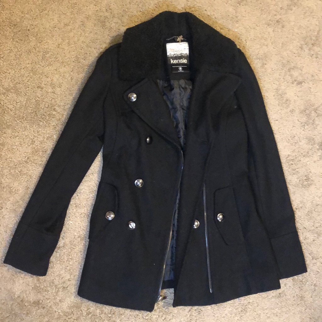 Thick Suede Buttoned Jacket
